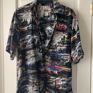 Reyn Spooner Art of Eddy Y shirt with Porsche’s